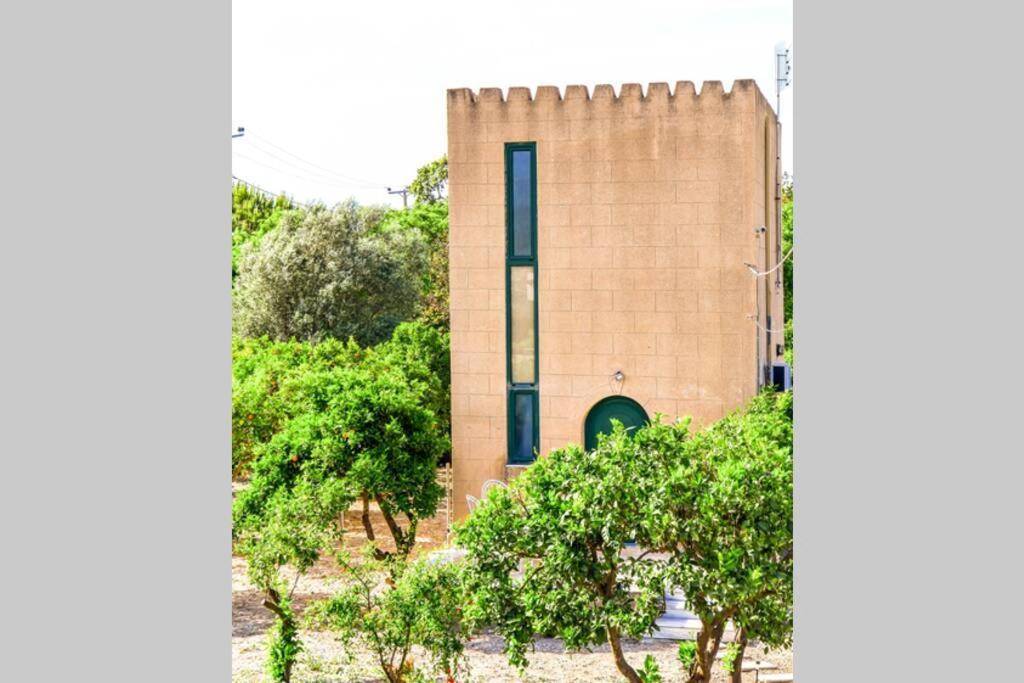 The Tower With The Orange Tree Garden Villa Ialysos  Exterior photo